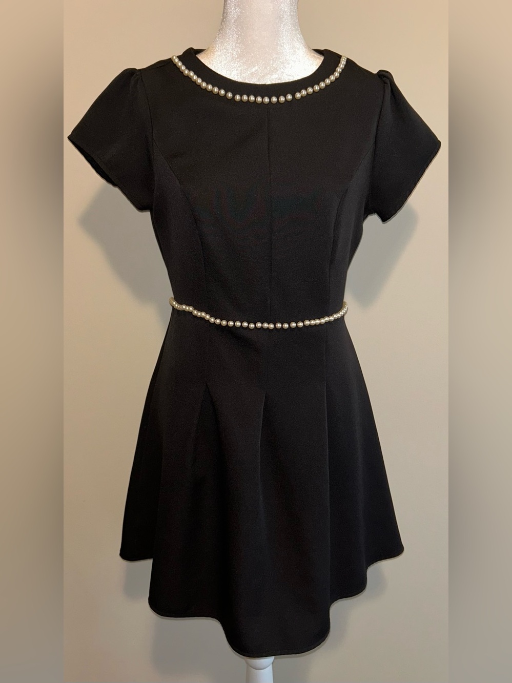 Women’s Pearl-Trim Dress